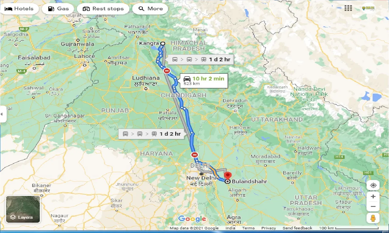kangra-to-bulandshahr-one-way