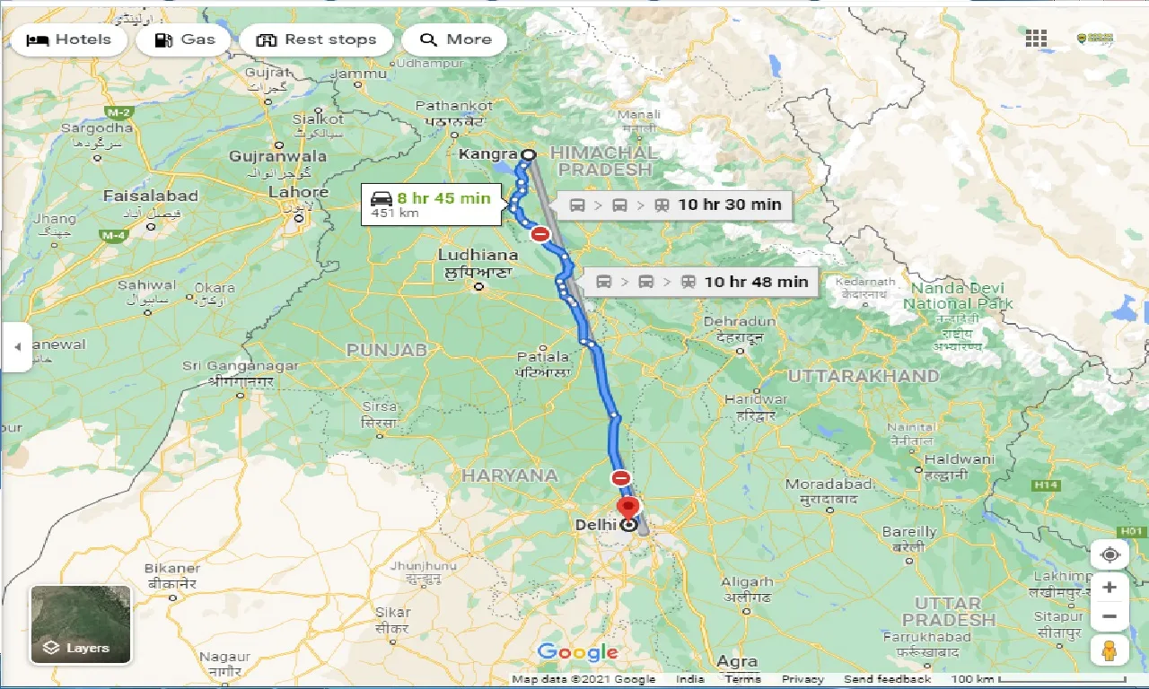 kangra-to-delhi-taxi
