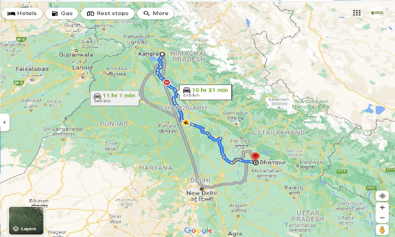 kangra-to-dhampur-taxi