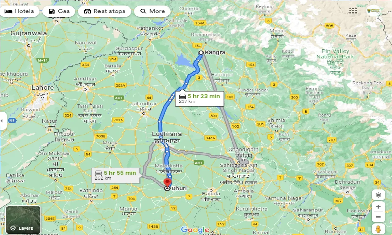kangra-to-dhuri-taxi