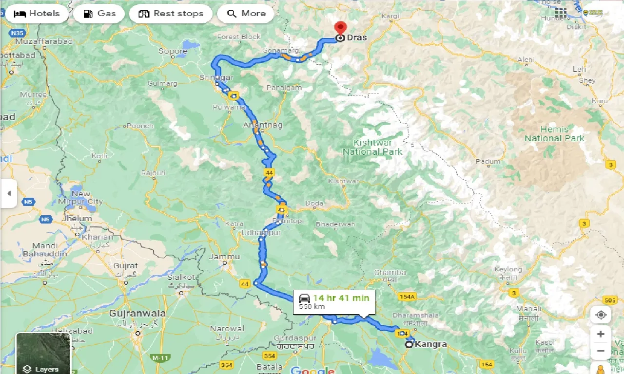 kangra-to-dras-taxi