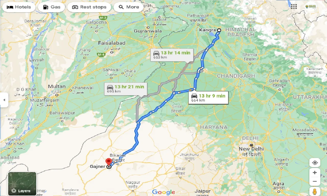kangra-to-gajner-taxi