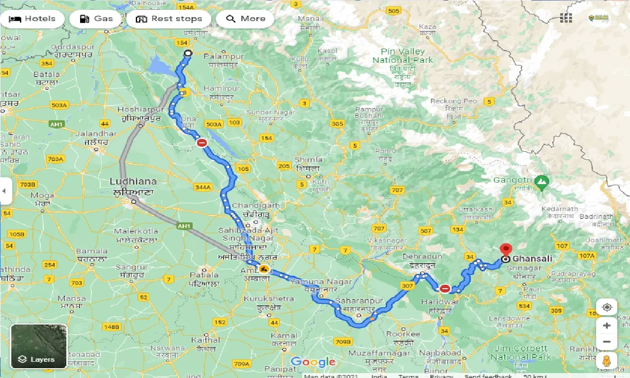 kangra-to-ghansali-taxi