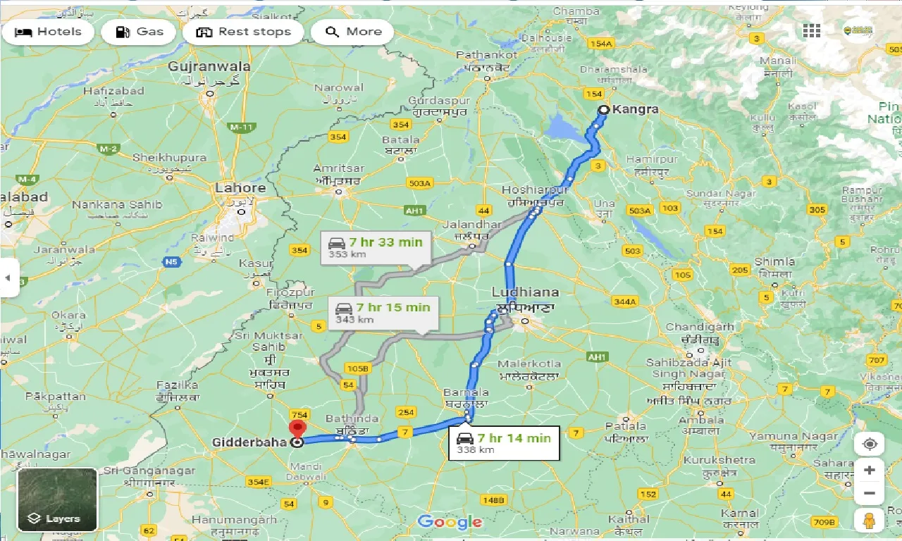 kangra-to-gidderbaha-taxi