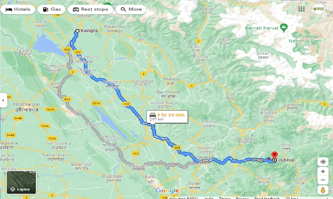 kangra-to-jubbal-taxi