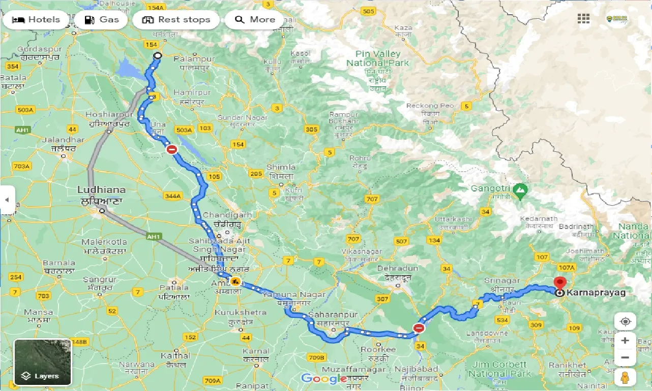 kangra-to-karnaprayag-taxi