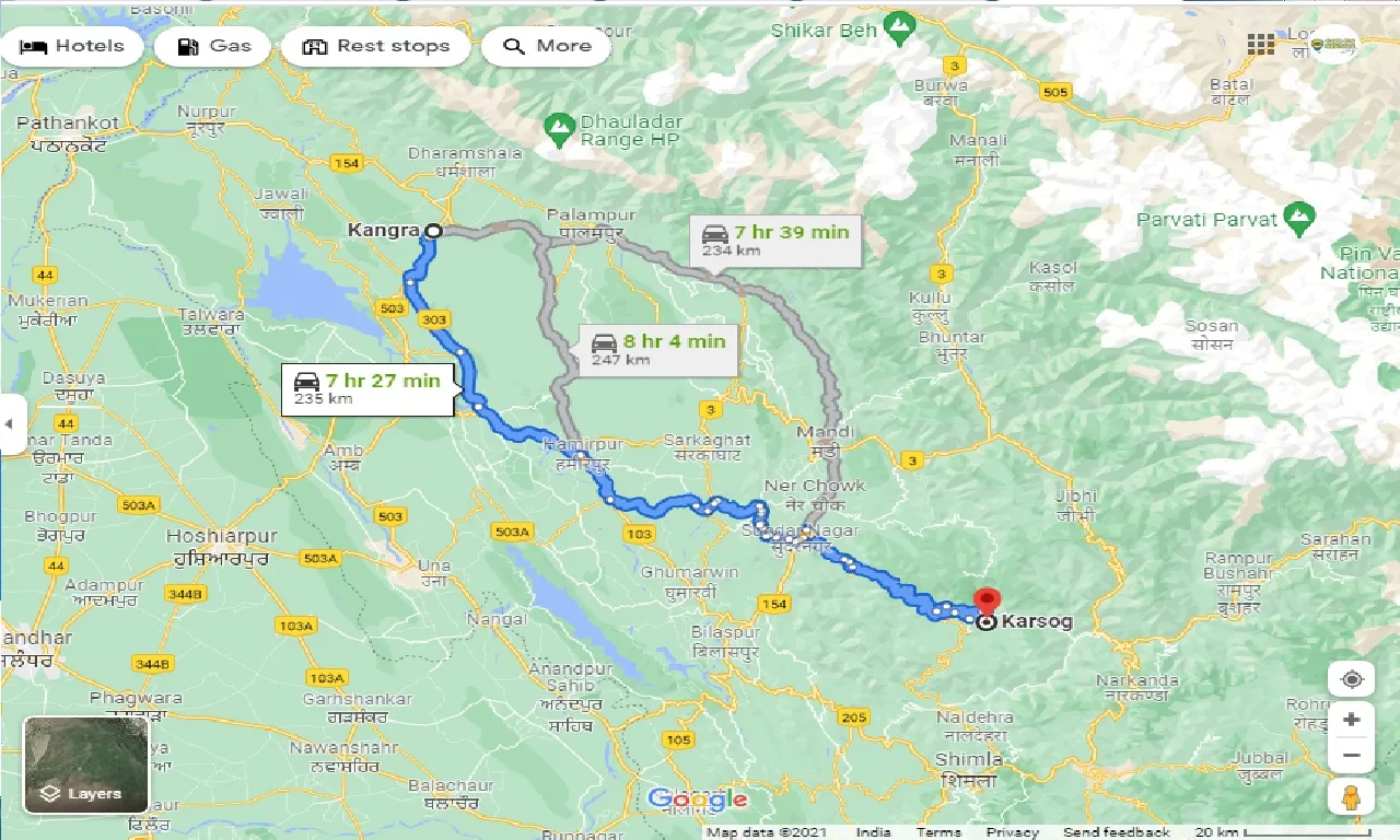 kangra-to-karsog-one-way