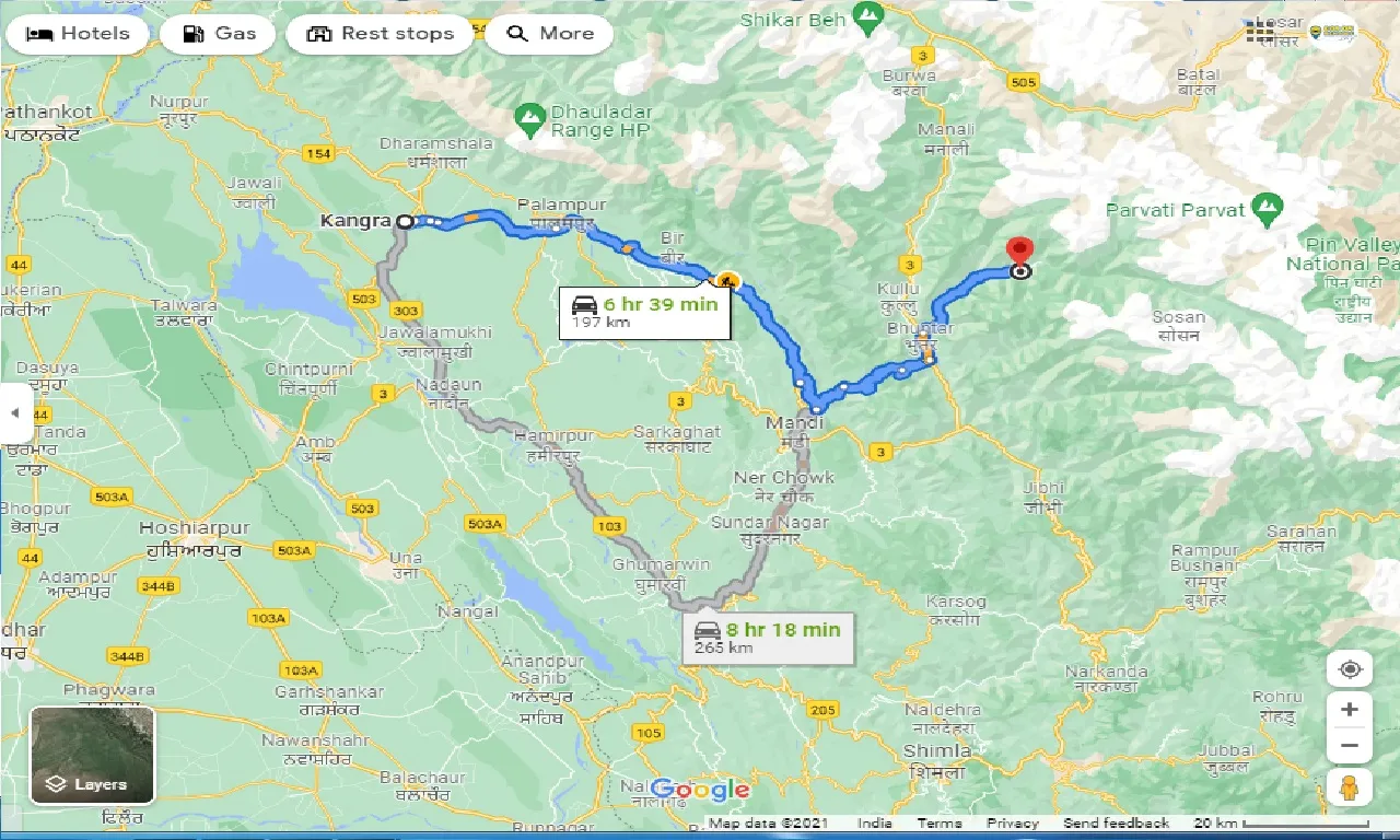 kangra-to-kasol-taxi