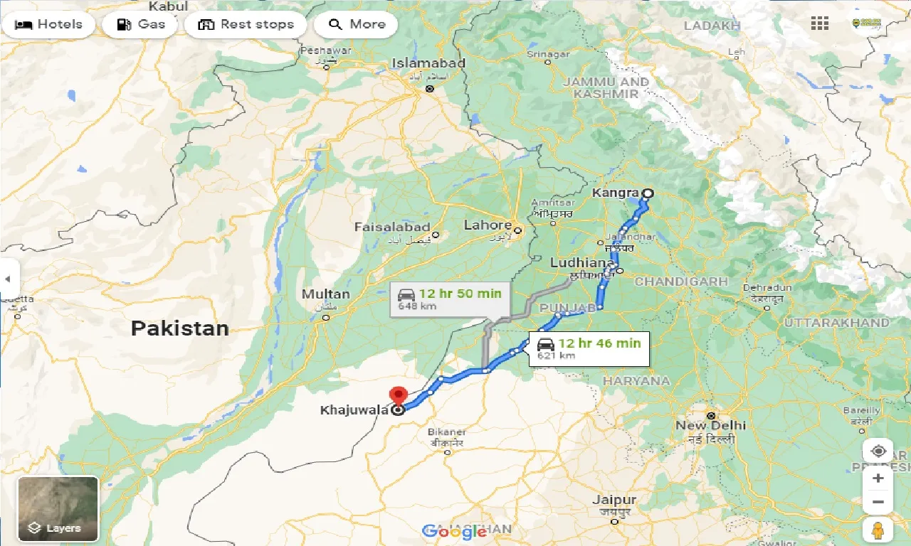 kangra-to-khajuwala-one-way