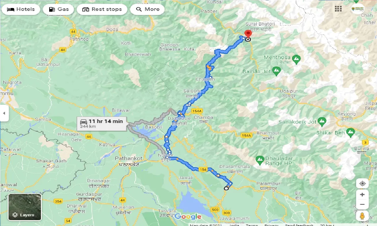 kangra-to-killar-taxi