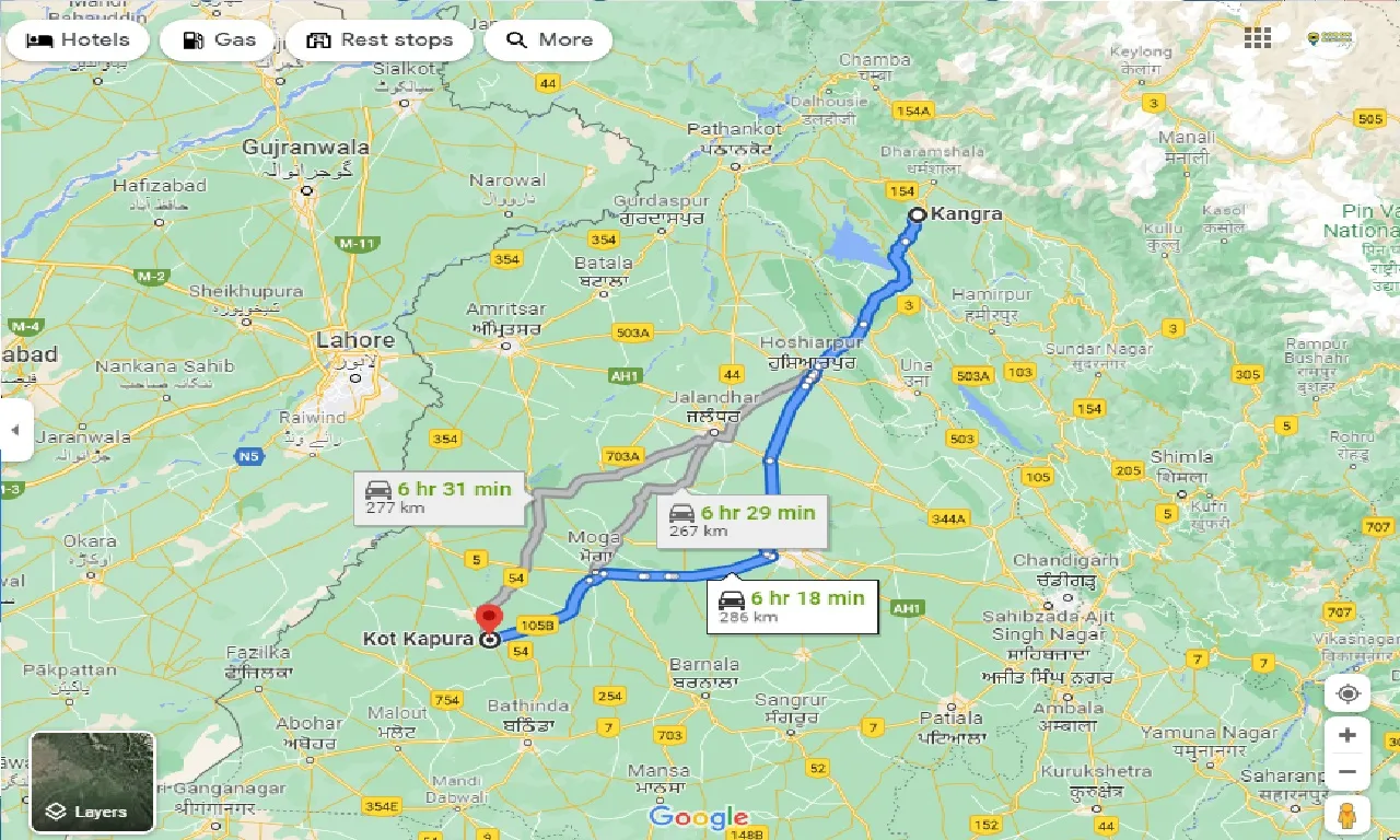 kangra-to-kot-kapura-taxi