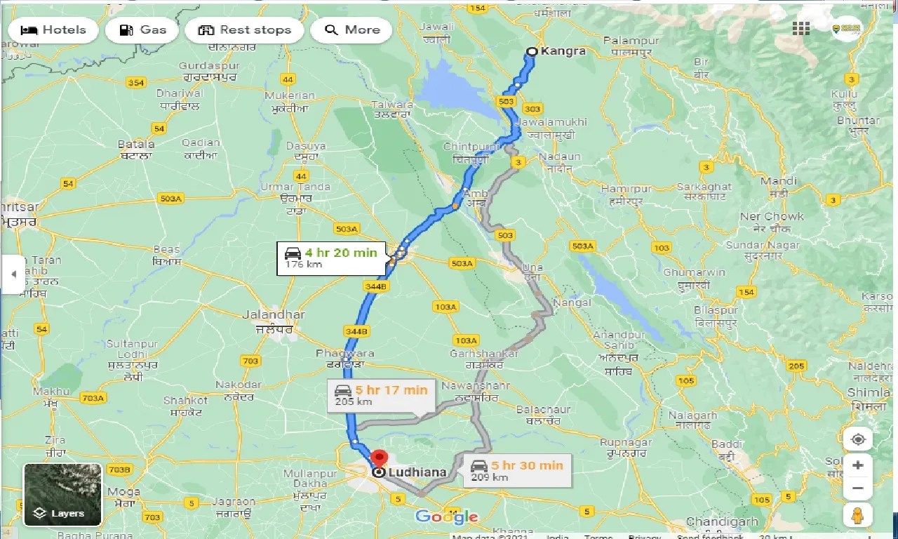 kangra-to-ludhiana-one-way