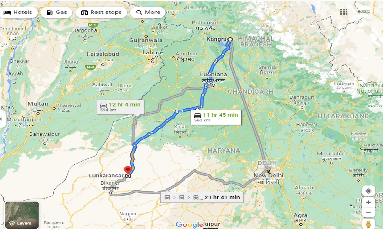 kangra-to-lunkaransar-taxi