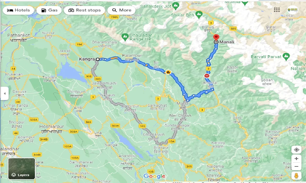 kangra-to-manali-taxi