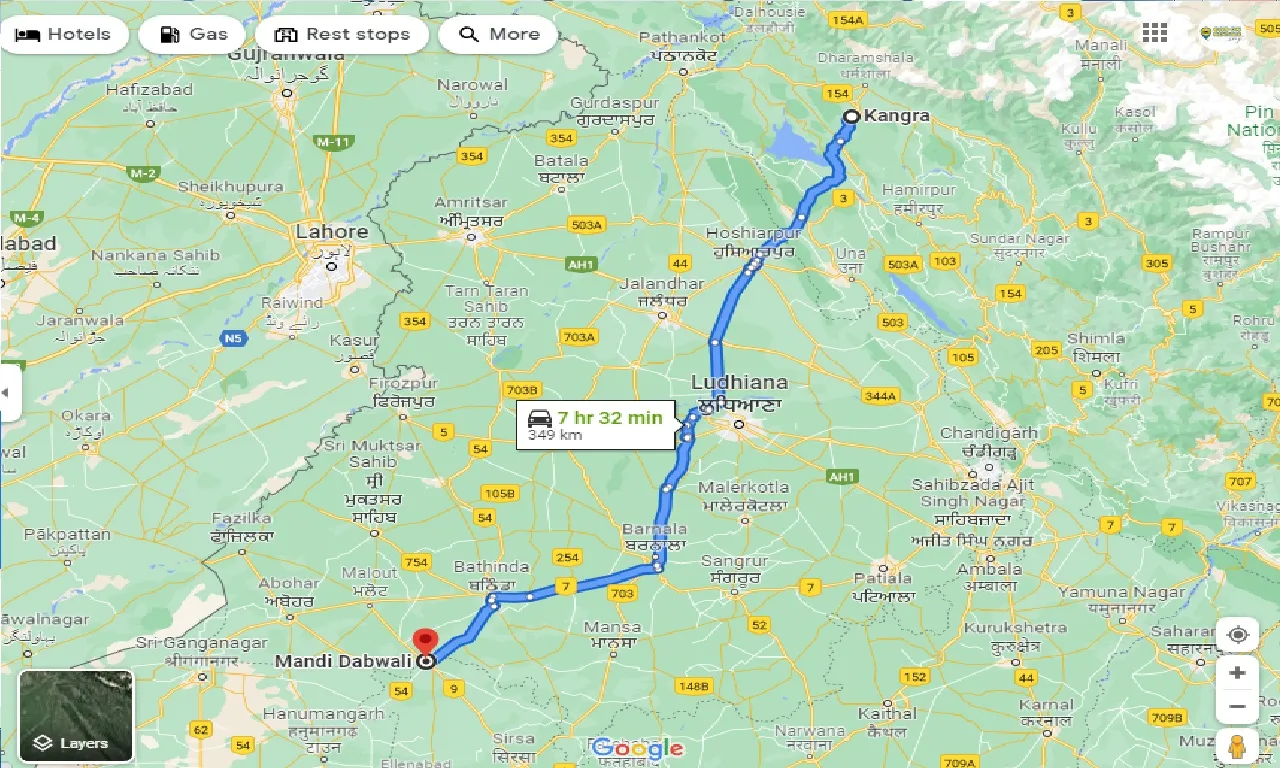 kangra-to-mandi-dabwali-taxi