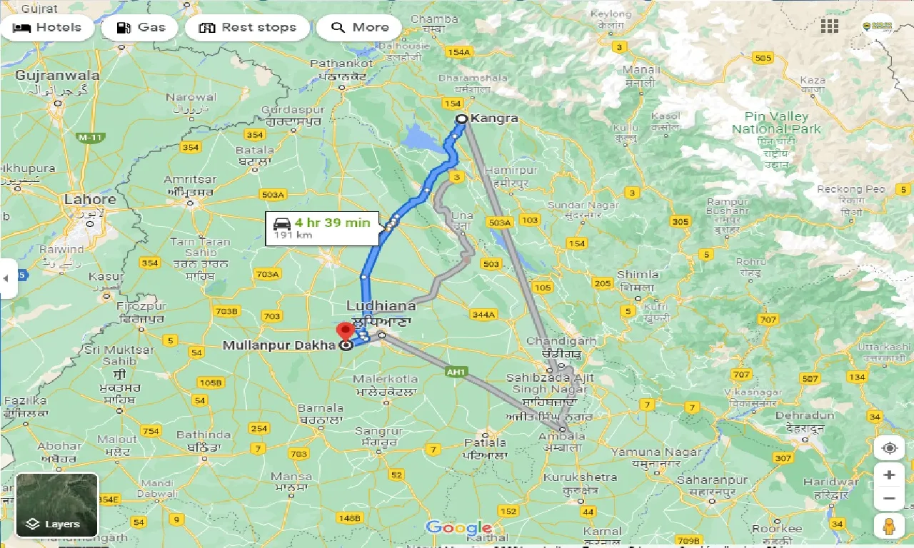 kangra-to-mullanpur-dakha-one-way