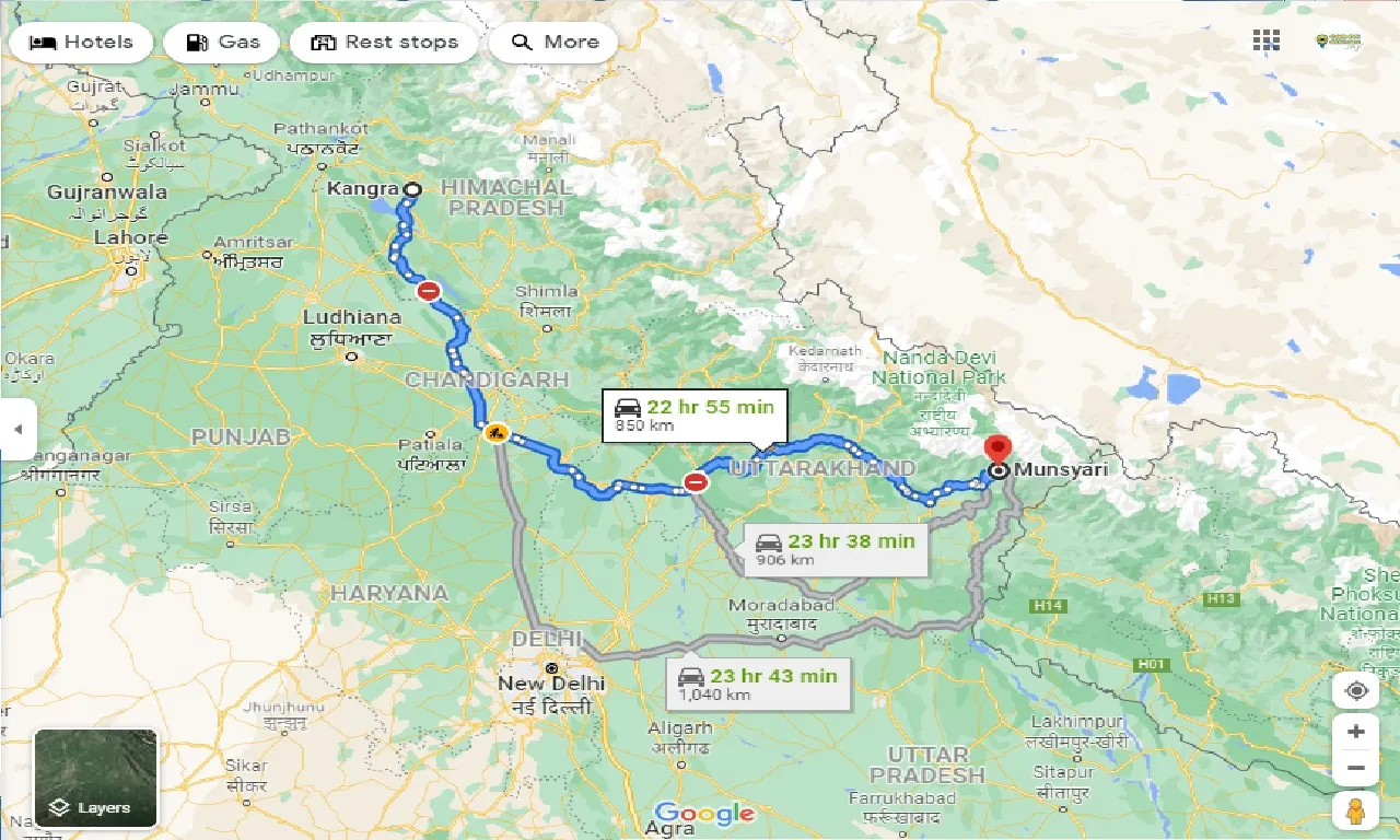 kangra-to-munsyari-taxi