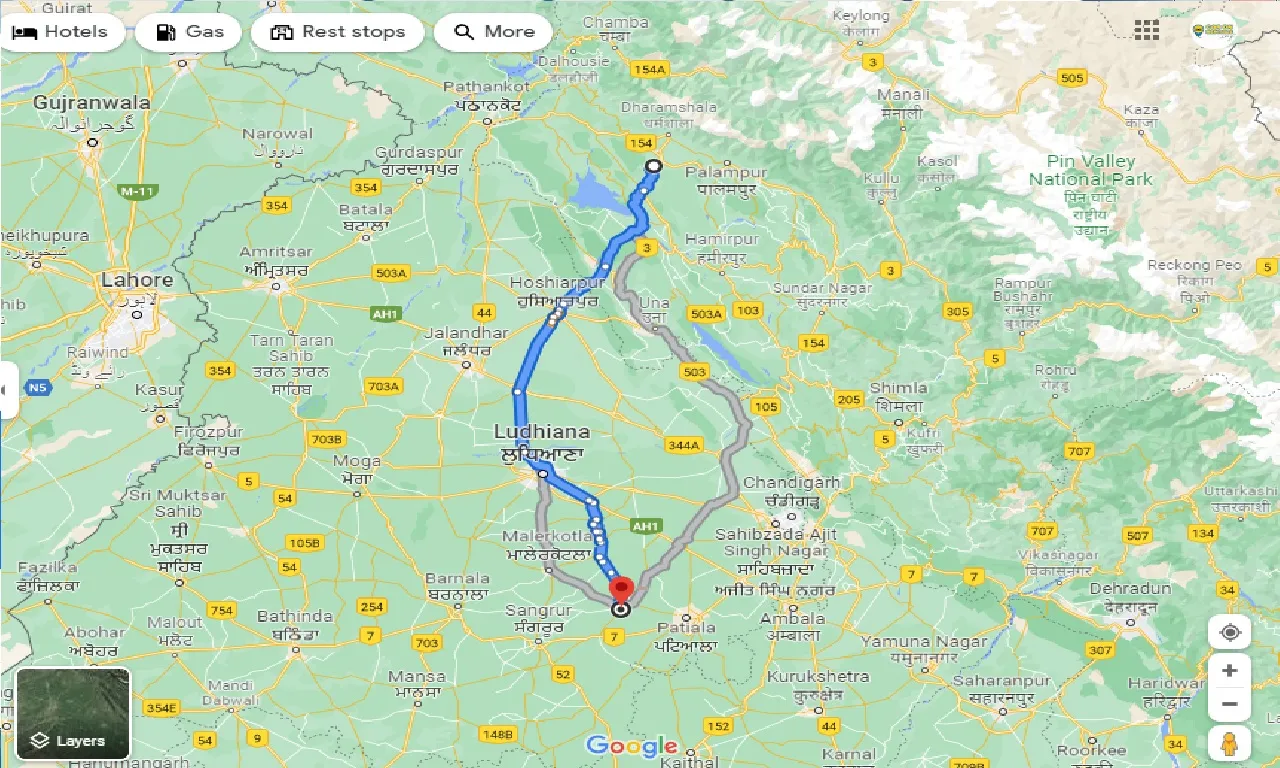 kangra-to-nabha-taxi