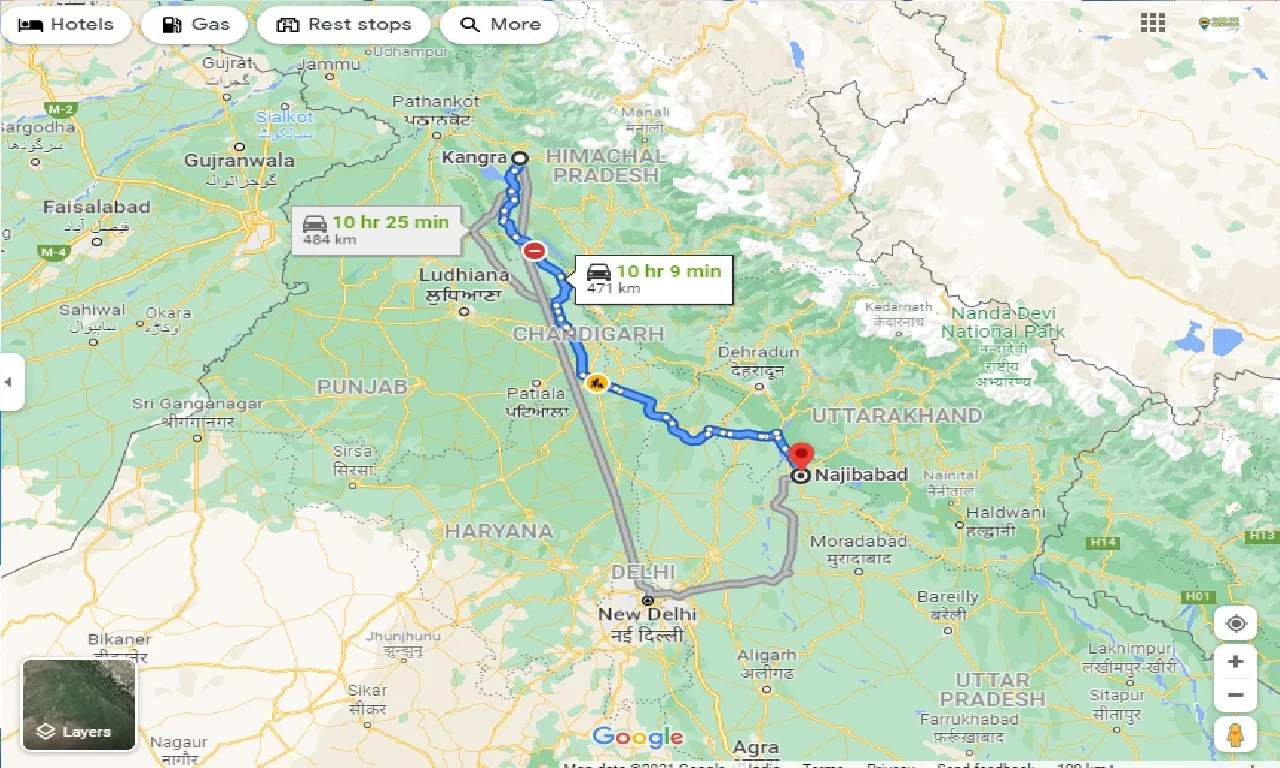 kangra-to-najibabad-one-way