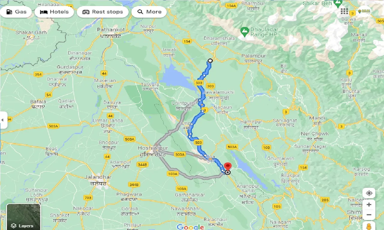 kangra-to-nangal-taxi