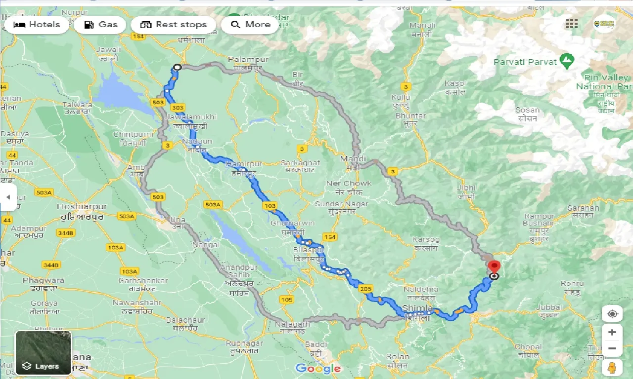 kangra-to-narkanda-taxi