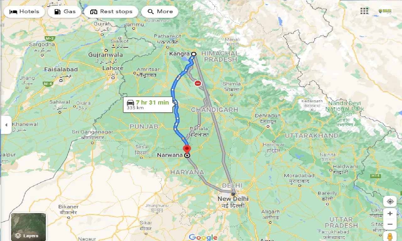 kangra-to-narwana-taxi