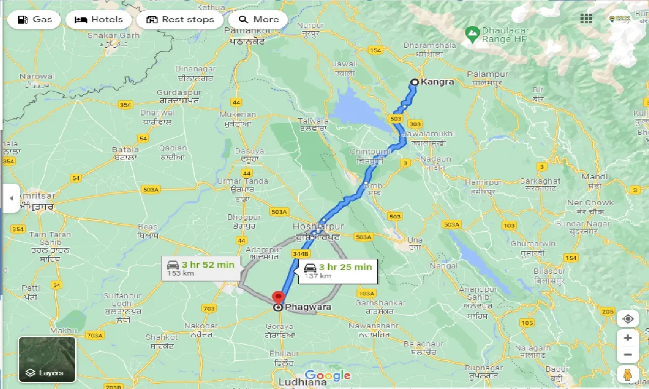 kangra-to-phagwara-taxi