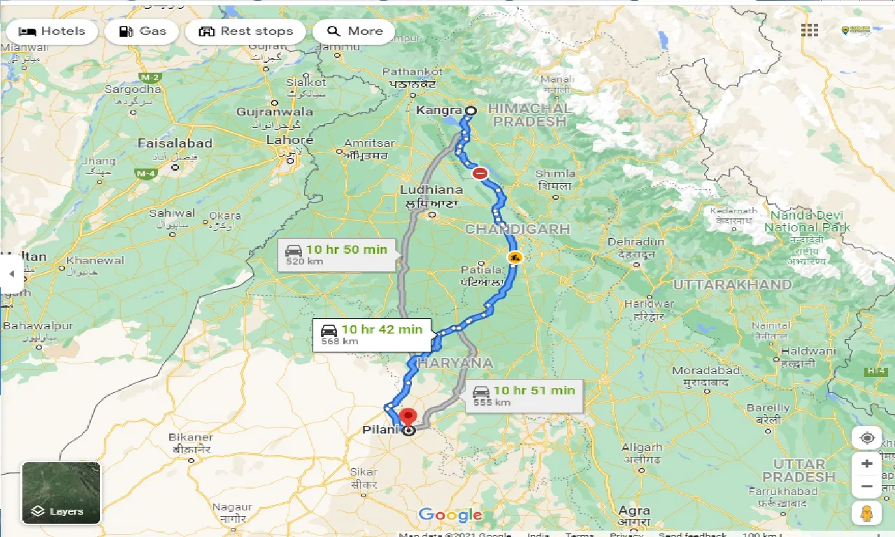 kangra-to-pilani-one-way