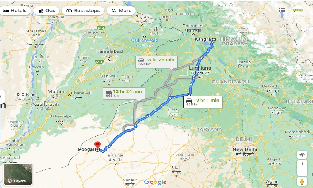 kangra-to-poogal-taxi