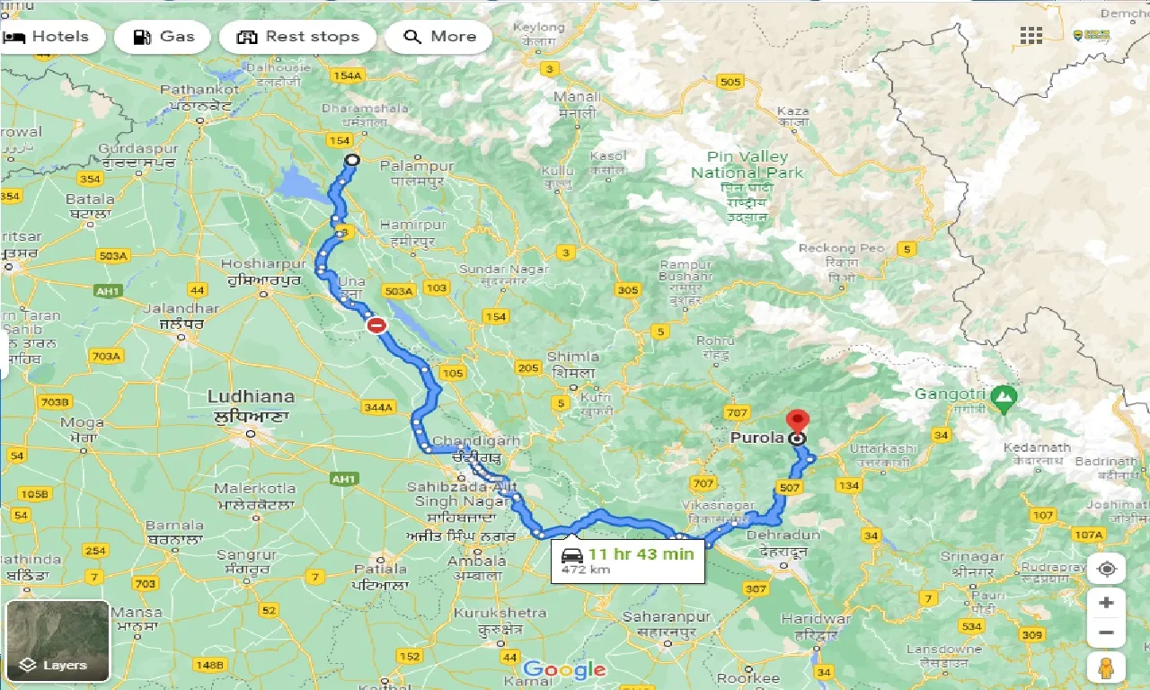 kangra-to-purola-one-way