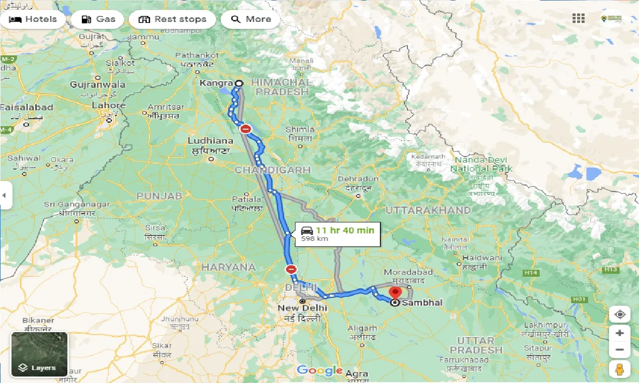 kangra-to-sambhal-taxi