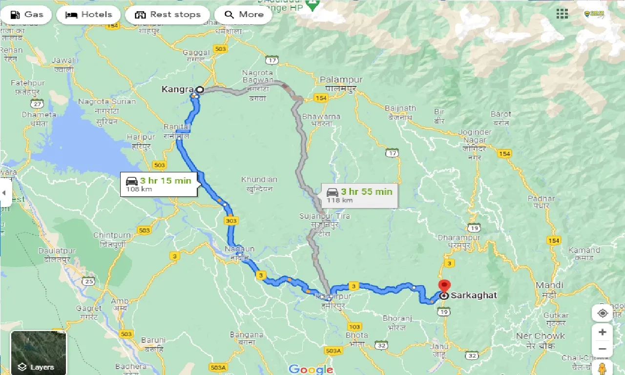 kangra-to-sarkaghat-taxi
