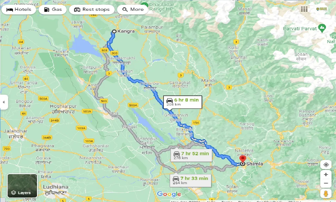 kangra-to-shimla-one-way