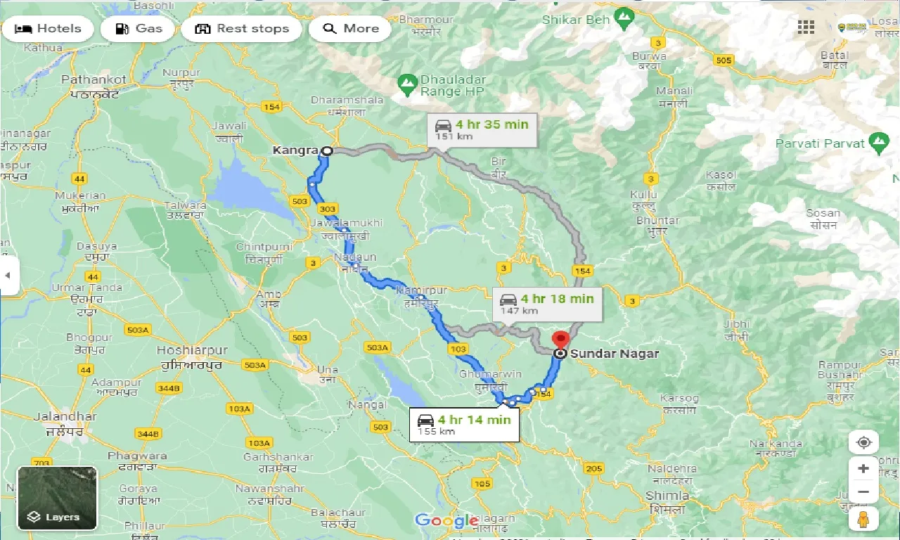kangra-to-sunder-nagar-one-way