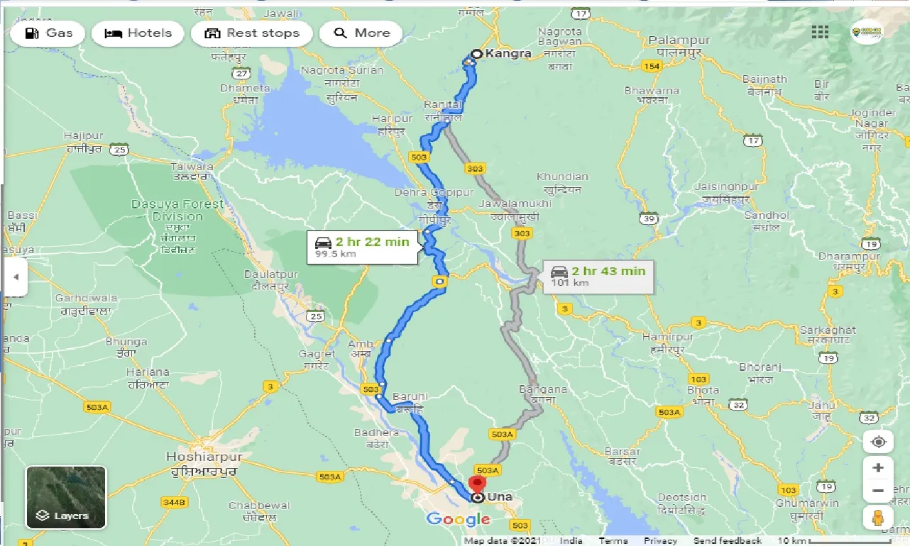 kangra-to-una-taxi