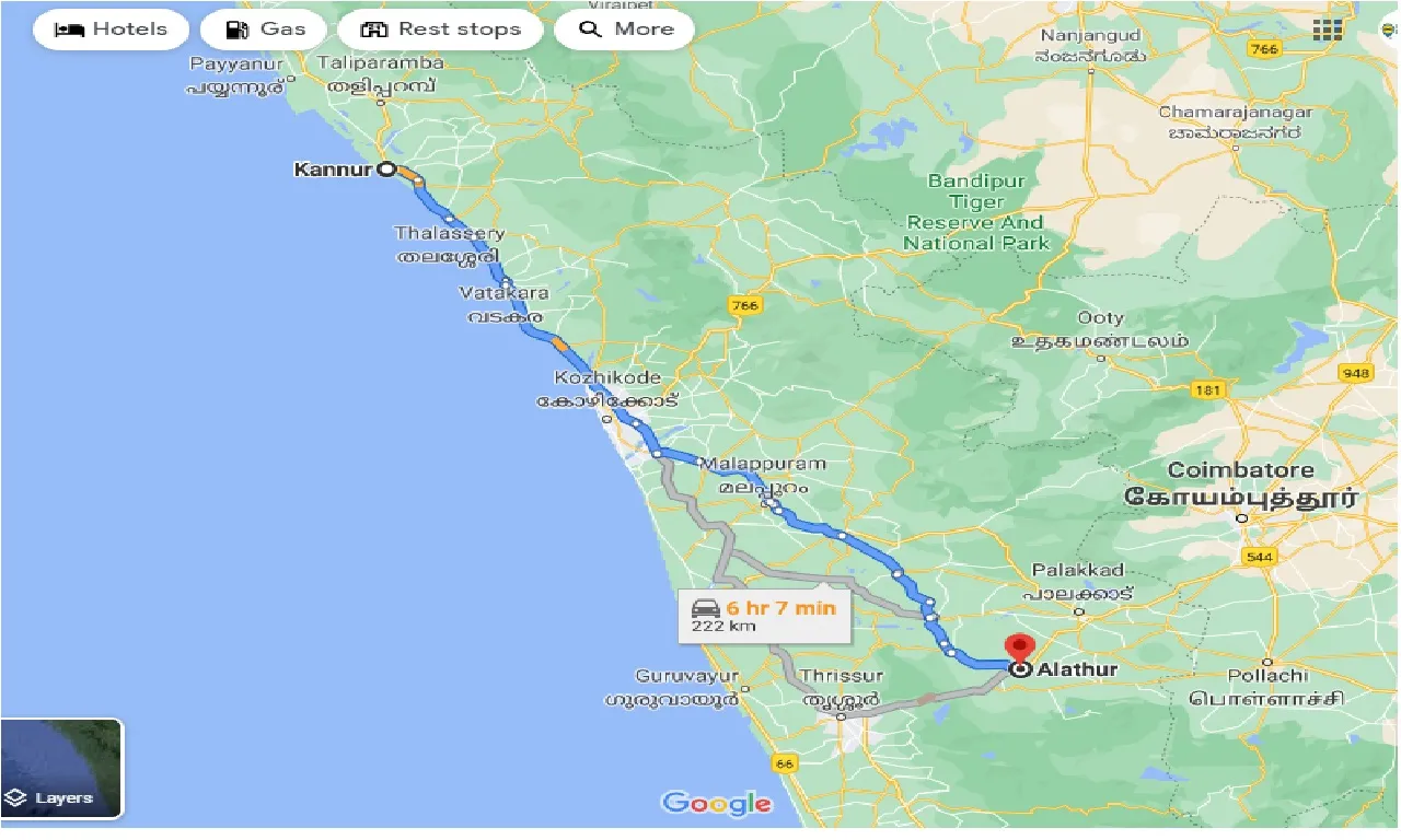 kannur-to-alathur-one-way