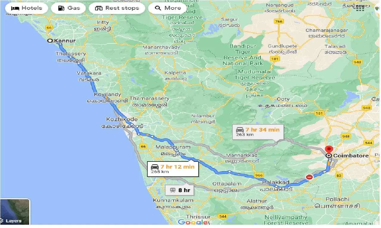 kannur-to-coimbatore-taxi