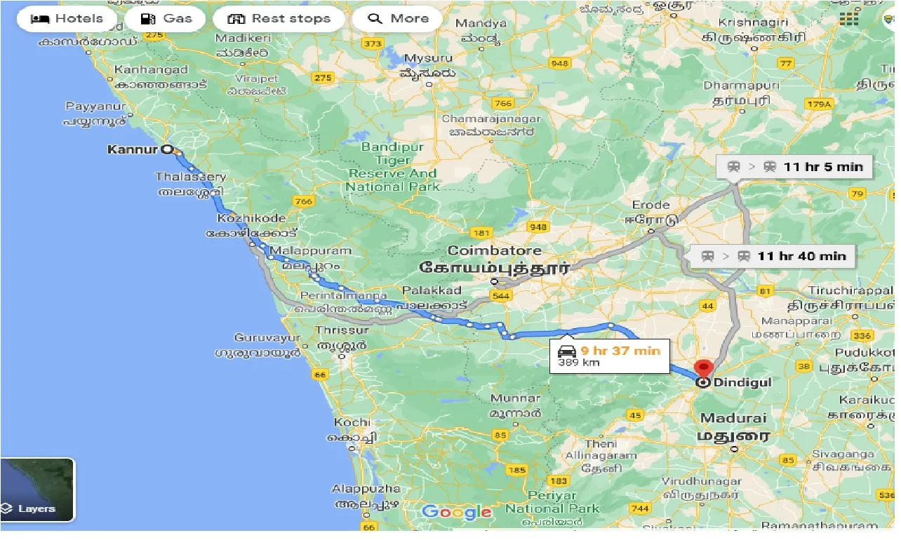 kannur-to-dindigul-one-way