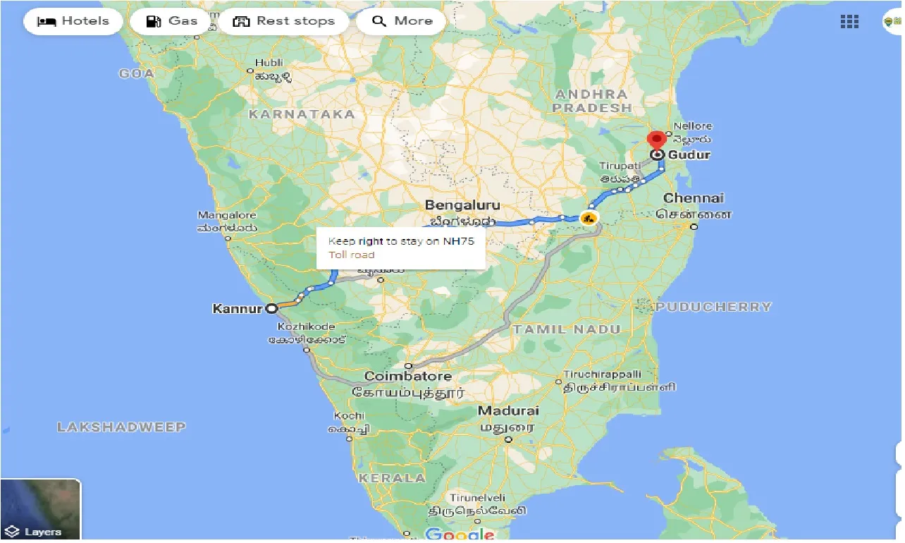 kannur-to-gudur-taxi