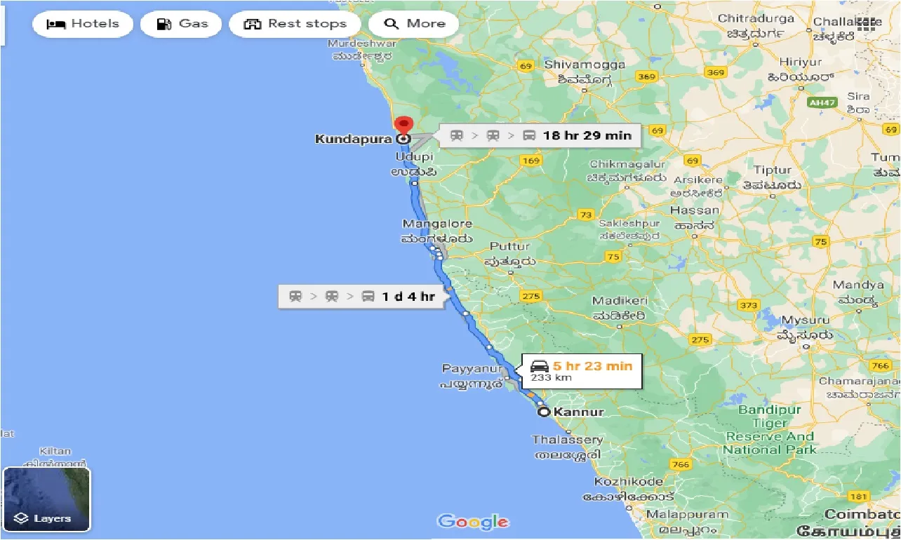 kannur-to-kundapura-taxi