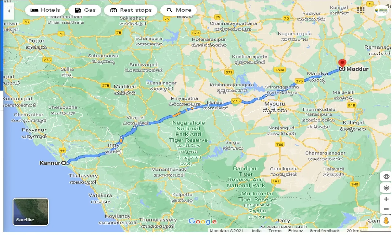 kannur-to-maddur-one-way