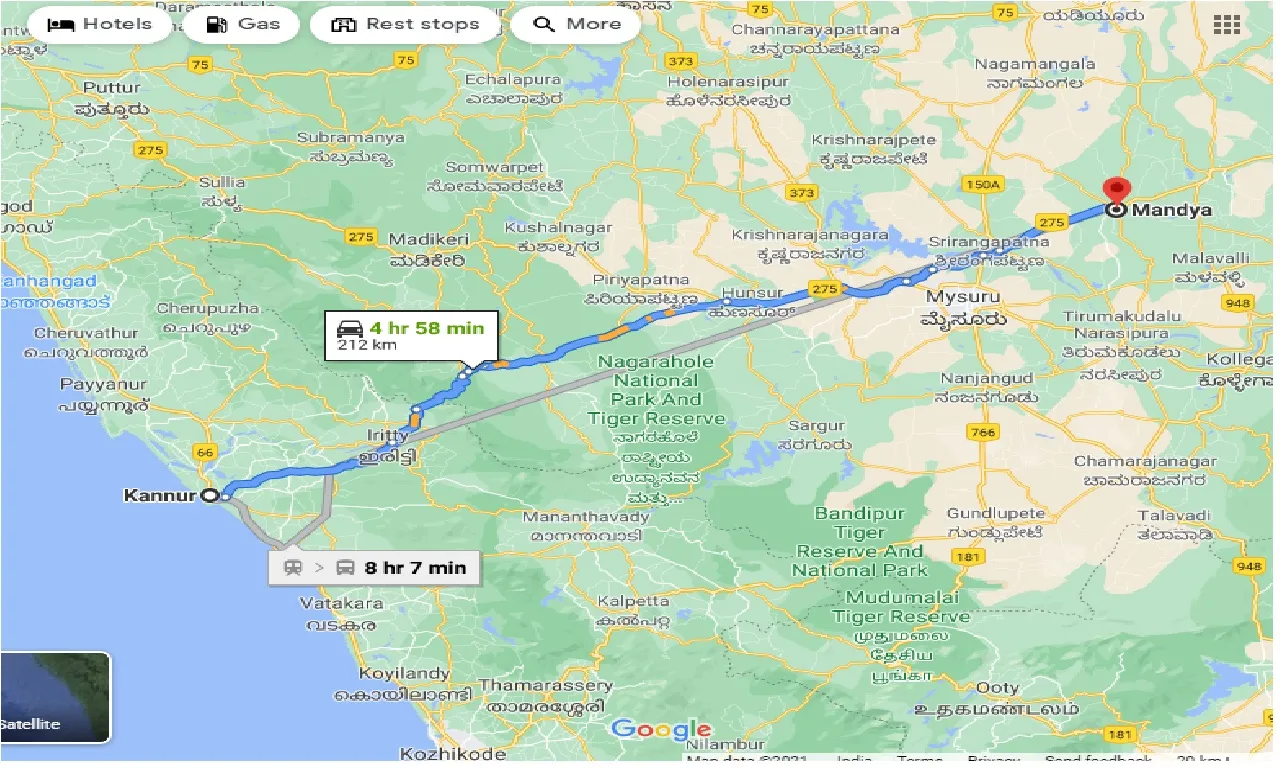 kannur-to-mandya-taxi