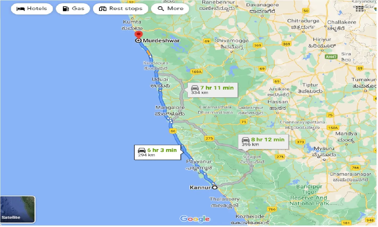 kannur-to-murdeshwar-taxi