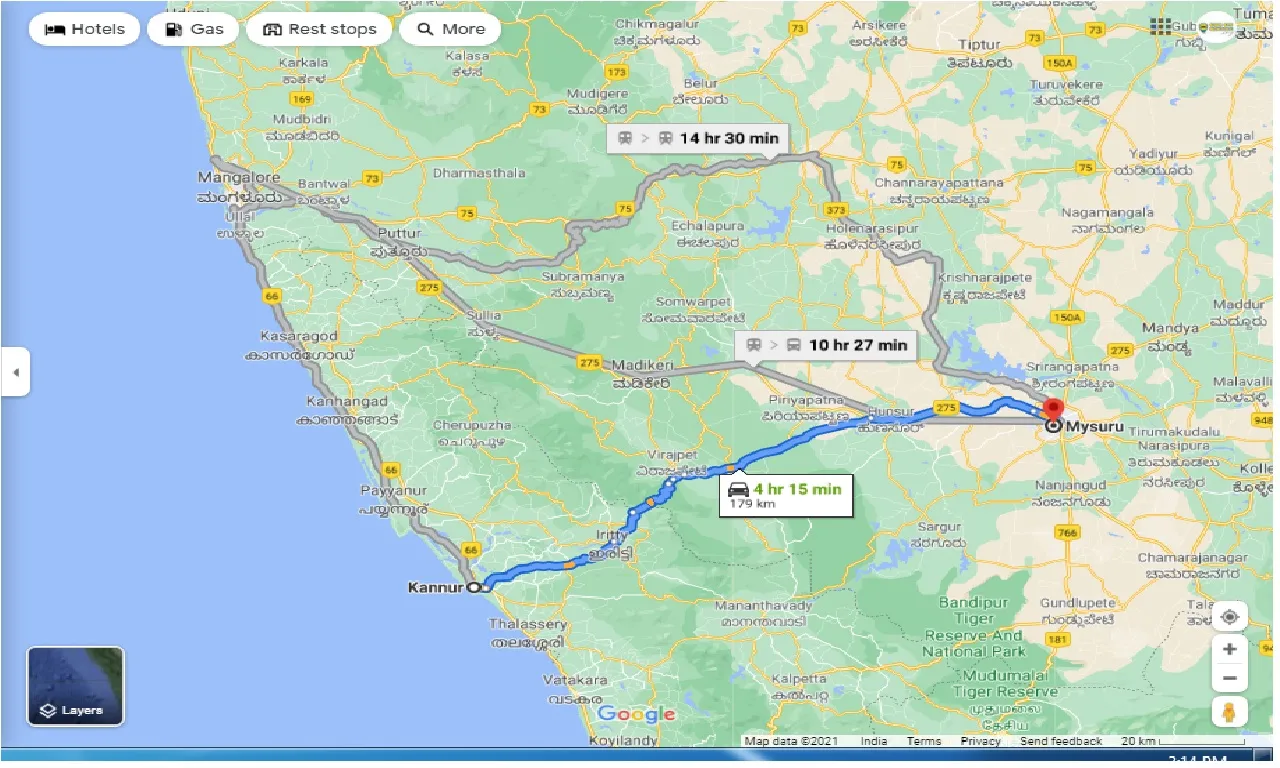 kannur-to-mysore-round-trip