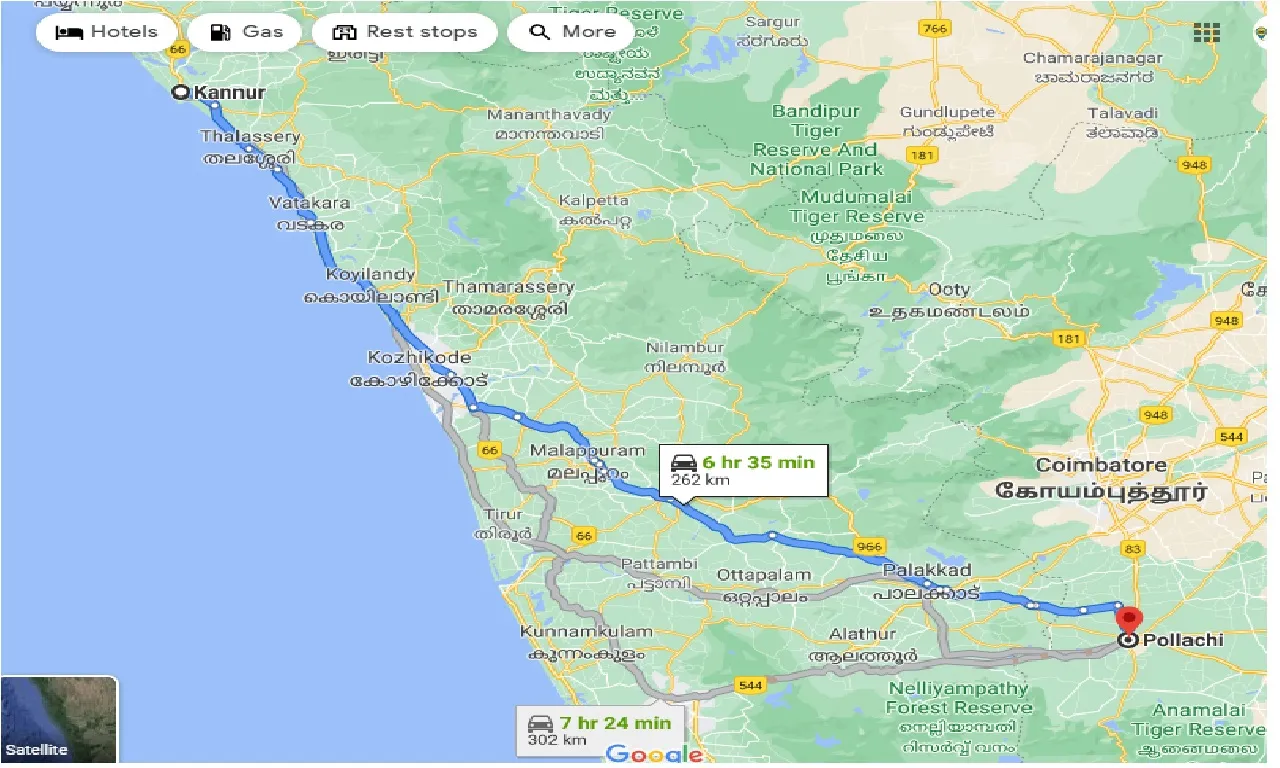 kannur-to-pollachi-one-way