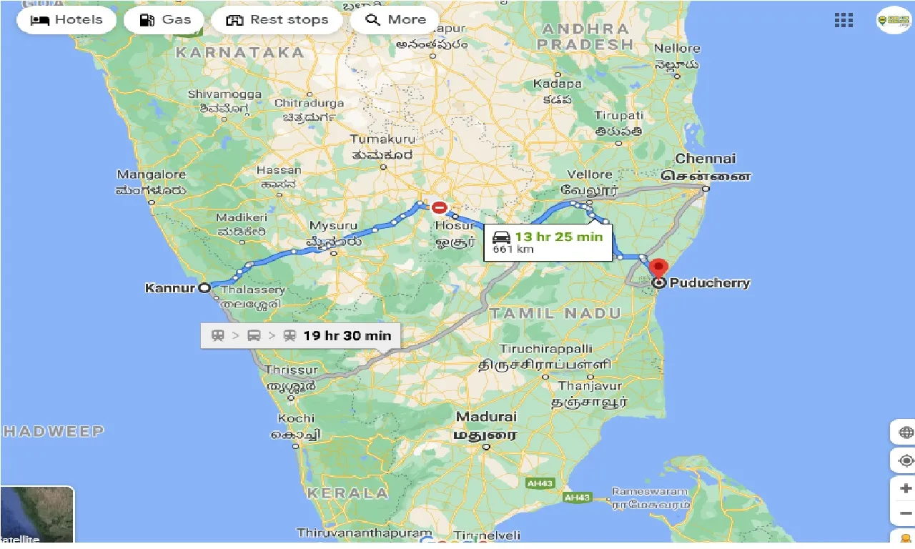 kannur-to-pondicherry-one-way
