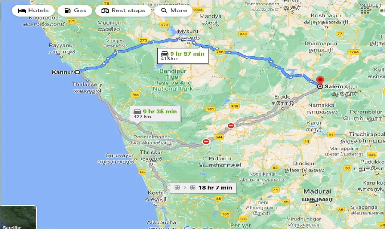 kannur-to-salem-taxi