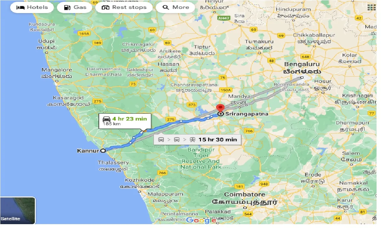 kannur-to-srirangapatna-taxi