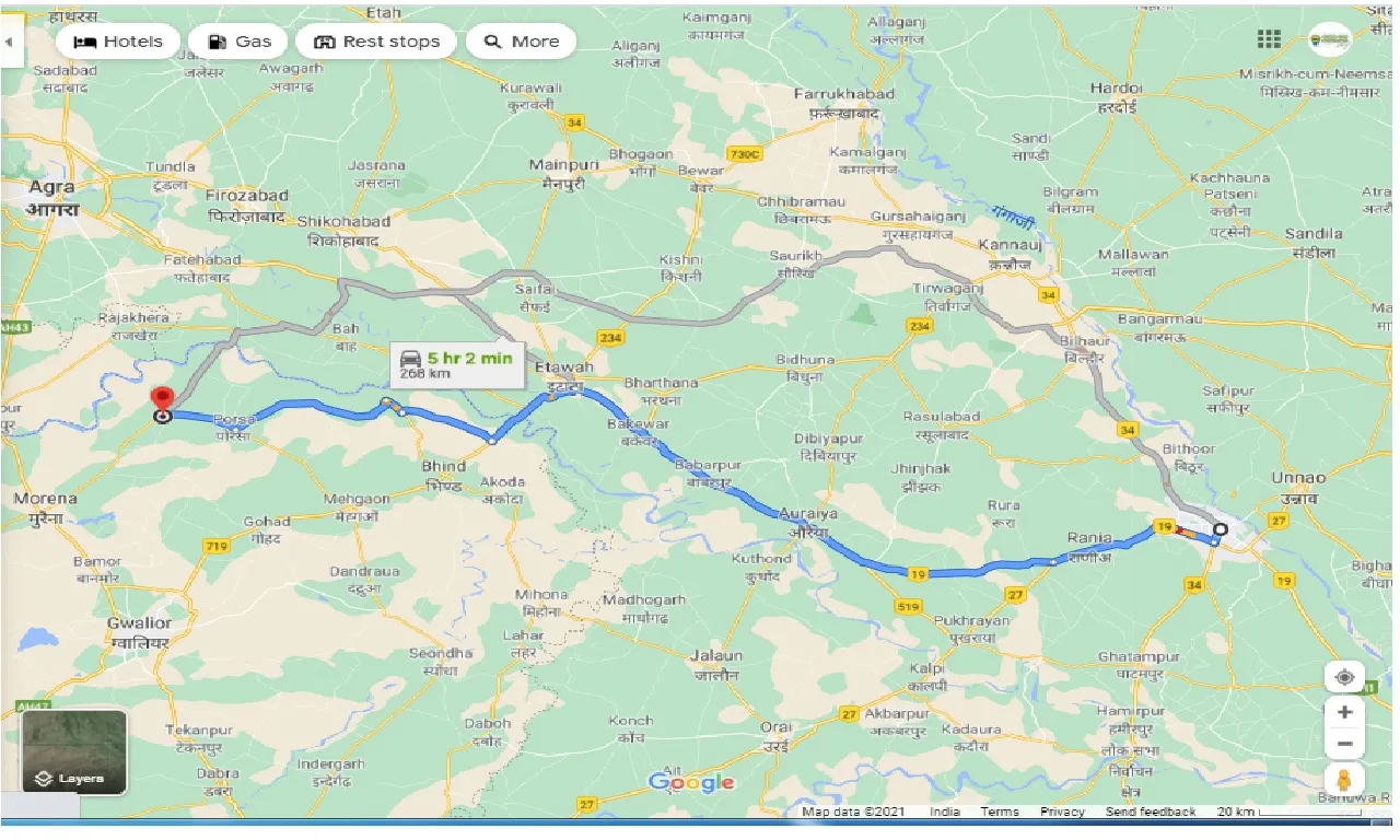 kanpur-to-ambah-one-way