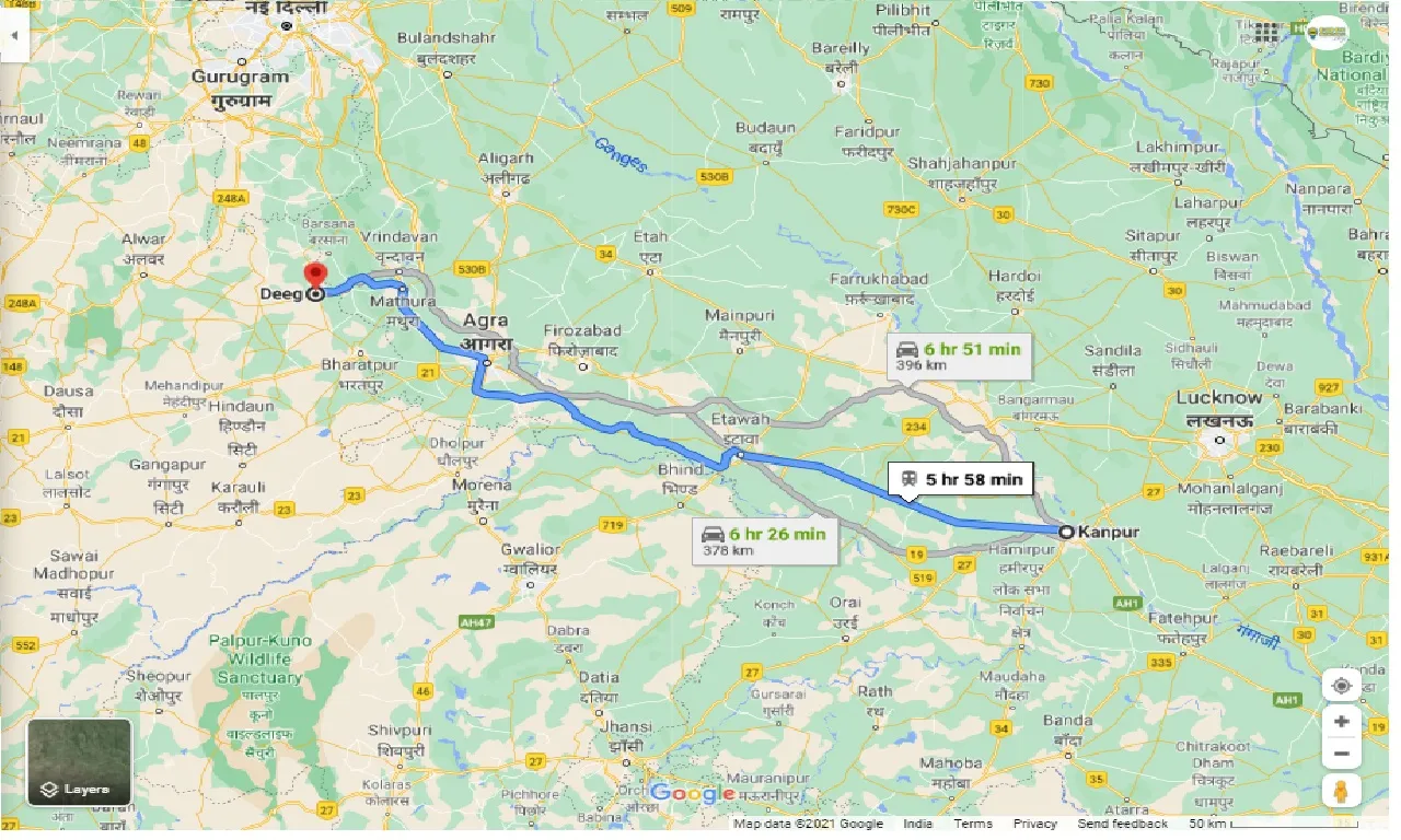 kanpur-to-deeg-round-trip